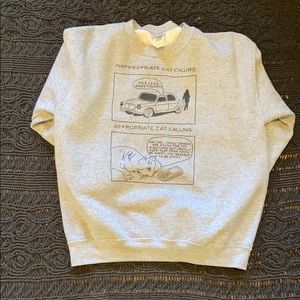 Cat Crewneck Sweatshirt